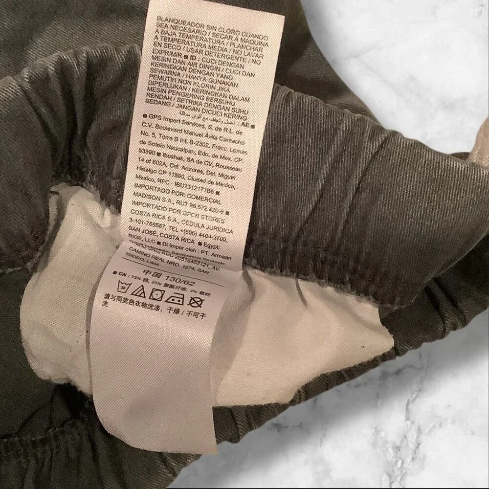 Old Navy Boys Grey‎ Cargo Shorts Size M/8 Cotton Blend